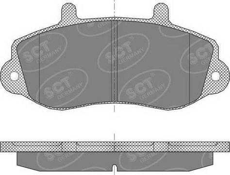 SCT-MANNOL SP 418 PR - Kit pastiglie freno, Freno a disco autozon.pro