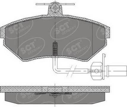 SCT-MANNOL SP 417 PR - Kit pastiglie freno, Freno a disco autozon.pro