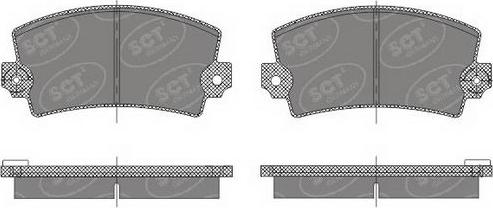 SCT-MANNOL SP 485 PR - Kit pastiglie freno, Freno a disco autozon.pro