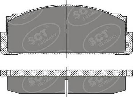 SCT-MANNOL SP 486 PR - Kit pastiglie freno, Freno a disco autozon.pro