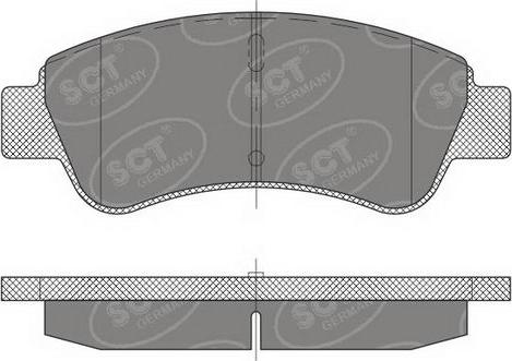 SCT-MANNOL SP 488 PR - Kit pastiglie freno, Freno a disco autozon.pro