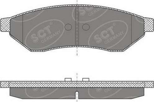 SCT-MANNOL SP 645 PR - Kit pastiglie freno, Freno a disco autozon.pro