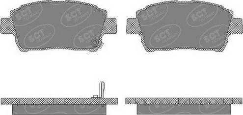 SCT-MANNOL SP 656 PR - Kit pastiglie freno, Freno a disco autozon.pro