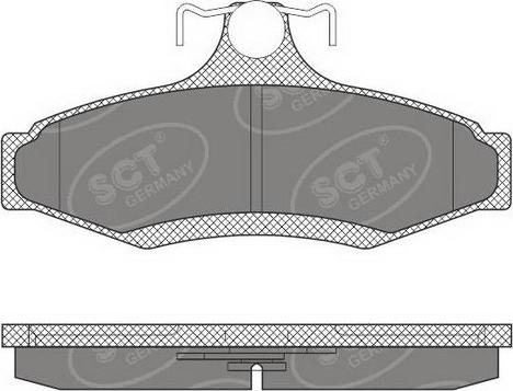 SCT-MANNOL SP 653 PR - Kit pastiglie freno, Freno a disco autozon.pro