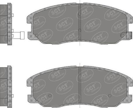 SCT-MANNOL SP 664 PR - Kit pastiglie freno, Freno a disco autozon.pro