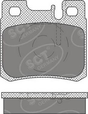 SCT-MANNOL SP 660 PR - Kit pastiglie freno, Freno a disco autozon.pro