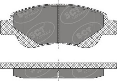 SCT-MANNOL SP 609 PR - Kit pastiglie freno, Freno a disco autozon.pro