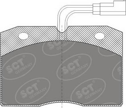 SCT-MANNOL SP 604 PR - Kit pastiglie freno, Freno a disco autozon.pro