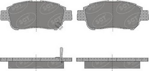 SCT-MANNOL SP 601 PR - Kit pastiglie freno, Freno a disco autozon.pro