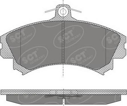 SCT-MANNOL SP 602 PR - Kit pastiglie freno, Freno a disco autozon.pro