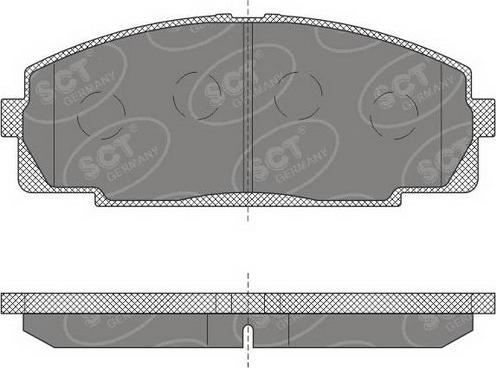 SCT-MANNOL SP 618 PR - Kit pastiglie freno, Freno a disco autozon.pro