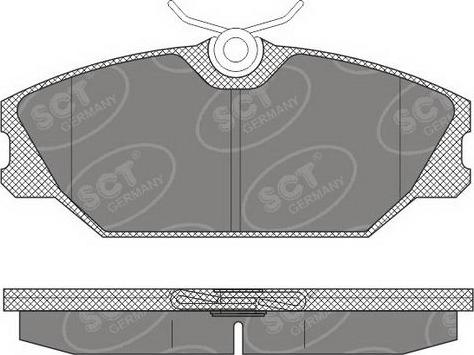 SCT-MANNOL SP 613 PR - Kit pastiglie freno, Freno a disco autozon.pro