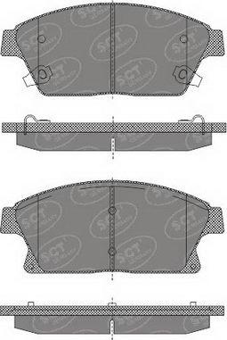 Vauxhall 1680880380 - Kit pastiglie freno, Freno a disco autozon.pro