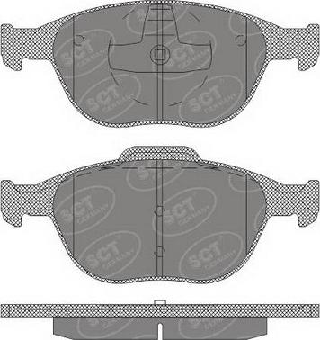 SCT-MANNOL SP 625 PR - Kit pastiglie freno, Freno a disco autozon.pro