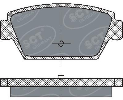 SCT-MANNOL SP 192 PR - Kit pastiglie freno, Freno a disco autozon.pro