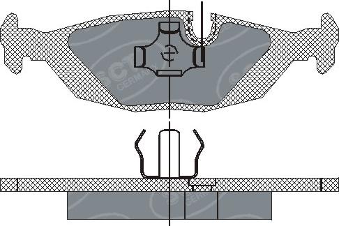 SCT-MANNOL SP 146 PR - Kit pastiglie freno, Freno a disco autozon.pro