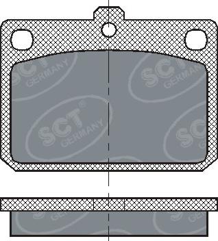 SCT-MANNOL SP 159 PR - Kit pastiglie freno, Freno a disco autozon.pro