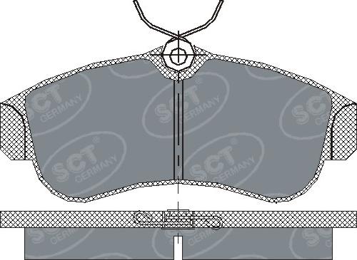 SCT-MANNOL SP 157 PR - Kit pastiglie freno, Freno a disco autozon.pro