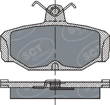 SCT-MANNOL SP 161 PR - Kit pastiglie freno, Freno a disco autozon.pro