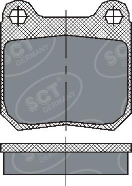 SCT-MANNOL SP 162 PR - Kit pastiglie freno, Freno a disco autozon.pro