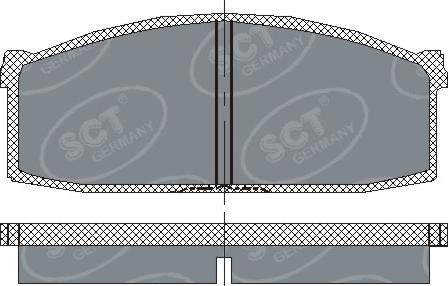 SCT-MANNOL SP 112 PR - Kit pastiglie freno, Freno a disco autozon.pro