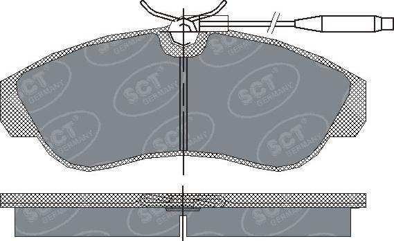 SCT-MANNOL SP 183 PR - Kit pastiglie freno, Freno a disco autozon.pro