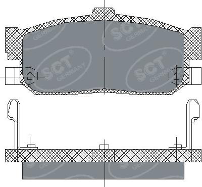 SCT-MANNOL SP 139 PR - Kit pastiglie freno, Freno a disco autozon.pro