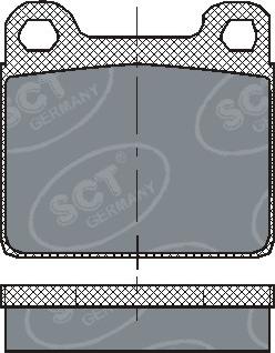 SCT-MANNOL SP 126 PR - Kit pastiglie freno, Freno a disco autozon.pro