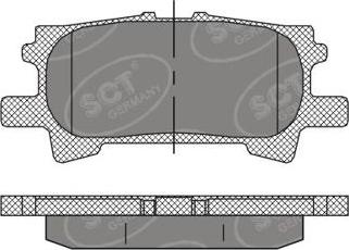 SCT-MANNOL SP 394 PR - Kit pastiglie freno, Freno a disco autozon.pro