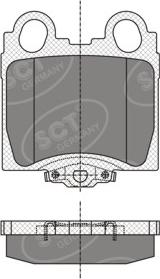 SCT-MANNOL SP 345 PR - Kit pastiglie freno, Freno a disco autozon.pro