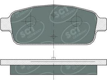 SCT-MANNOL SP360 - Kit pastiglie freno, Freno a disco autozon.pro