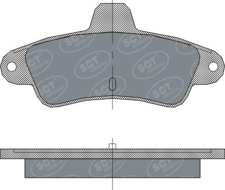 SCT-MANNOL SP 304 PR - Kit pastiglie freno, Freno a disco autozon.pro