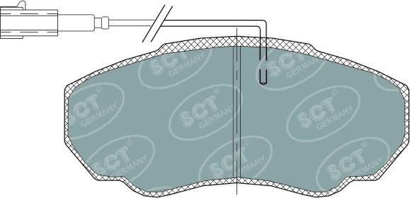 SCT-MANNOL SP 318 PR - Kit pastiglie freno, Freno a disco autozon.pro