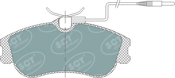 SCT-MANNOL SP 313 PR - Kit pastiglie freno, Freno a disco autozon.pro