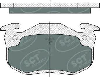 SCT-MANNOL SP 385 PR - Kit pastiglie freno, Freno a disco autozon.pro