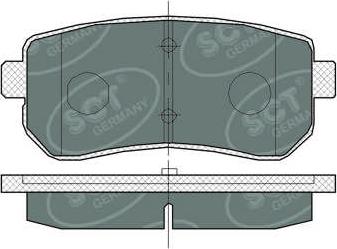 SCT-MANNOL SP380 - Kit pastiglie freno, Freno a disco autozon.pro