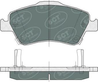 SCT-MANNOL SP 381 PR - Kit pastiglie freno, Freno a disco autozon.pro