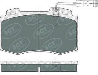 SCT-MANNOL SP 388 PR - Kit pastiglie freno, Freno a disco autozon.pro