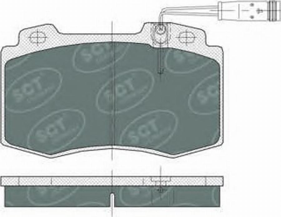 SCT-MANNOL SP 388 - Kit pastiglie freno, Freno a disco autozon.pro