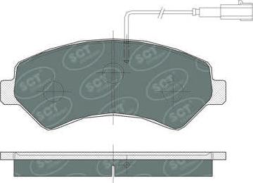 SCT-MANNOL SP 387 PR - Kit pastiglie freno, Freno a disco autozon.pro