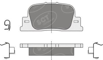 SCT-MANNOL SP 335 PR - Kit pastiglie freno, Freno a disco autozon.pro