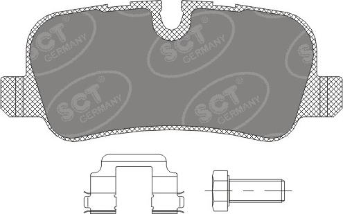 SCT-MANNOL SP 330 PR - Kit pastiglie freno, Freno a disco autozon.pro