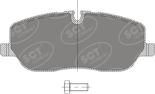 SCT-MANNOL SP 329 PR - Kit pastiglie freno, Freno a disco autozon.pro