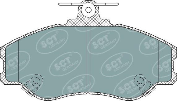 SCT-MANNOL SP 323 PR - Kit pastiglie freno, Freno a disco autozon.pro