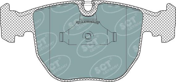 SCT-MANNOL SP 327 PR - Kit pastiglie freno, Freno a disco autozon.pro