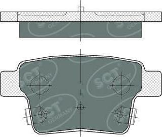 SCT-MANNOL SP 375 PR - Kit pastiglie freno, Freno a disco autozon.pro