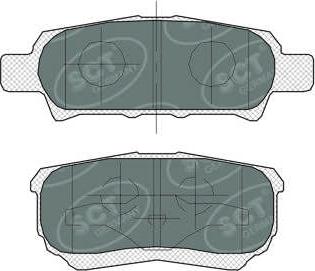 SCT-MANNOL SP373 - Kit pastiglie freno, Freno a disco autozon.pro