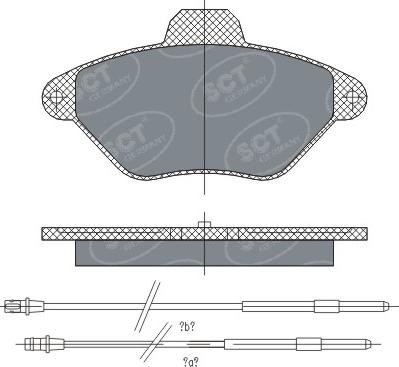 SCT-MANNOL SP 299 PR - Kit pastiglie freno, Freno a disco autozon.pro