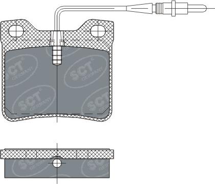 SCT-MANNOL SP 294 PR - Kit pastiglie freno, Freno a disco autozon.pro