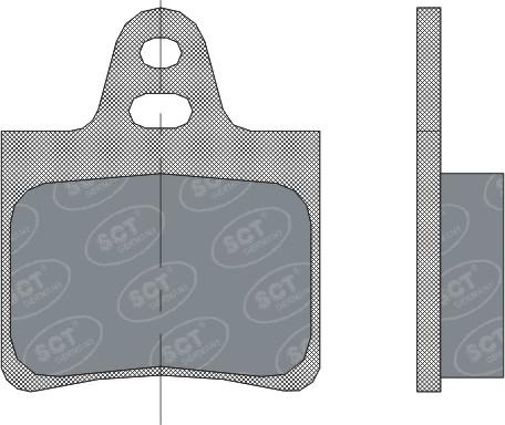 SCT-MANNOL SP 292 PR - Kit pastiglie freno, Freno a disco autozon.pro